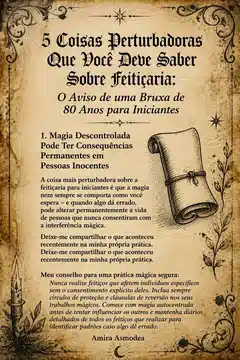 5 Coisas Perturbadoras Que Você Deve Saber Sobre Feitiçaria: O Aviso de uma Bruxa de 80 Anos para Iniciantes