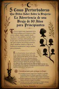 5 Cosas Perturbadoras Que Debes Saber Sobre la Brujería: La Advertencia de una Bruja de 80 Años para Principiantes