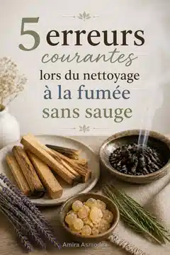 5 erreurs courantes lors du nettoyage à la fumée sans sauge