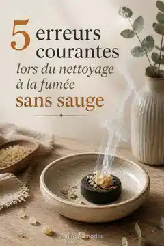 5 erreurs courantes lors du nettoyage à la fumée sans sauge
