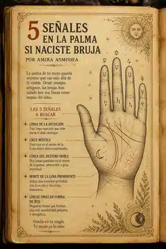 5 señales en la palma si naciste bruja