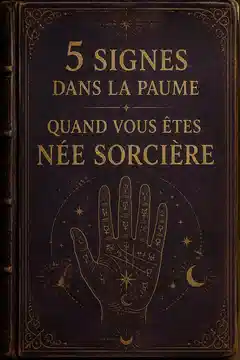 5 Signes dans la paume quand vous êtes née Sorcière