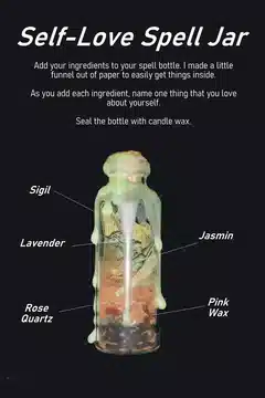 A Magickal Self-Love Spell Jar