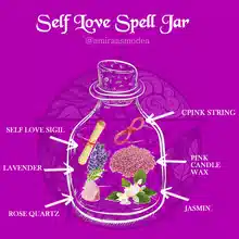 A Magickal Self-Love Spell Jar
