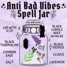 Anti Bad Vibes Spell Jar