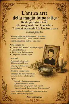 L'antica arte della magia fotografica: Guida per principianti alla stregoneria con immagini - 7 potenti incantesimi da lanciare a casa