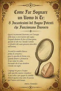 Come Far Sognare un Uomo di Te: 8 Incantesimi del Sogno Potenti che Funzionano Davvero