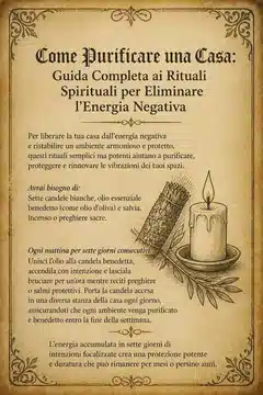 Come Purificare una Casa: Guida Completa ai Rituali Spirituali per Eliminare l'Energia Negativa