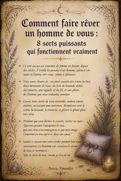 Comment faire rêver un homme de vous : 8 sorts puissants qui fonctionnent vraiment