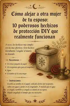 Cómo alejar a otra mujer de tu esposo: 10 poderosos hechizos de protección DIY que realmente funcionan