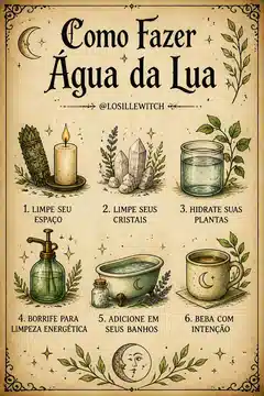 Como Fazer Água da Lua