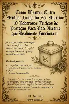 Como Manter Outra Mulher Longe do Seu Marido: 10 Poderosos Feitiços de Proteção Faça Você Mesmo que Realmente Funcionam