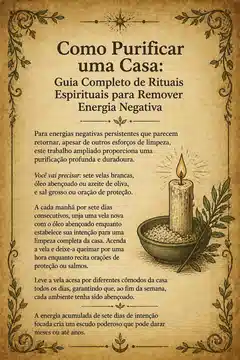 Como Purificar uma Casa: Guia Completo de Rituais Espirituais para Remover Energia Negativa