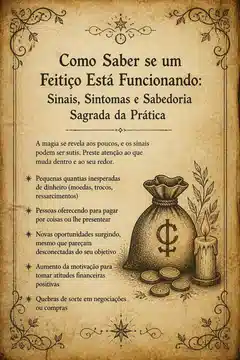 Como Saber se um Feitiço Está Funcionando: Sinais, Sintomas e Sabedoria Sagrada da Prática
