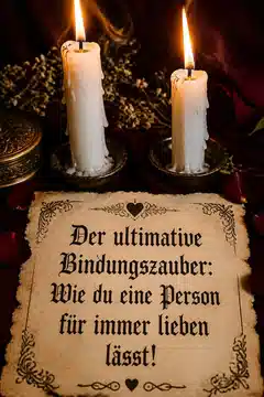 Der ultimative Bindungszauber: Wie du eine Person für immer lieben lässt!