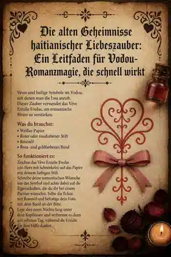 Die alten Geheimnisse haitianischer Liebeszauber: Ein Leitfäden für Vodou-Romanzmagie, die schnell wirkt