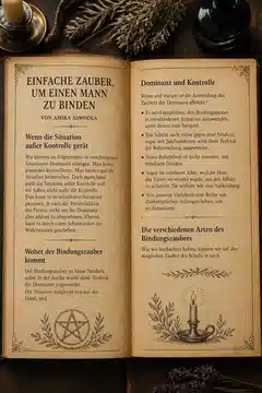 Einfache Zauber, um einen Mann zu binden