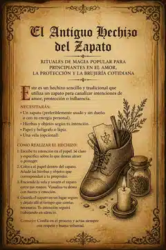El Antiguo Hechizo del Zapato: Rituales de Magia Popular para Principiantes en el Amor, la Protección y la Brujería Cotidiana