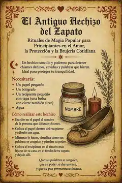 El Antiguo Hechizo del Zapato: Rituales de Magia Popular para Principiantes en el Amor, la Protección y la Brujería Cotidiana