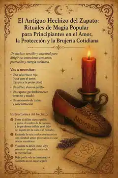 El Antiguo Hechizo del Zapato: Rituales de Magia Popular para Principiantes en el Amor, la Protección y la Brujería Cotidiana