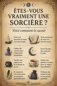 Êtes-vous vraiment une sorcière ? Voici comment le savoir