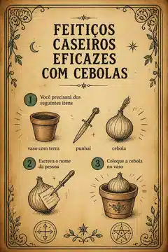 Feitiços caseiros eficazes com cebolas