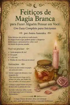 Feitiços de Magia Branca para Fazer Alguém Pensar em Você: Um Guia Completo para Iniciantes por Amira Asmodea