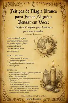 Feitiços de Magia Branca para Fazer Alguém Pensar em Você: Um Guia Completo para Iniciantes por Amira Asmodea