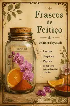 Frascos de Feitiço de @thethrifthywitch