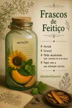Frascos de Feitiço de @thethrifthywitch