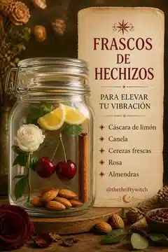 Frascos de Hechizos de @thethrifthywitch