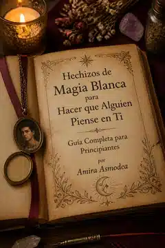 Hechizos de Magia Blanca para Hacer que Alguien Piense en Ti: Guía Completa para Principiantes por Amira Asmodea