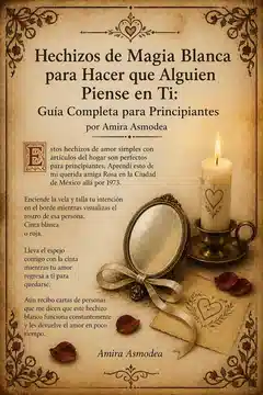 Hechizos de Magia Blanca para Hacer que Alguien Piense en Ti: Guía Completa para Principiantes por Amira Asmodea