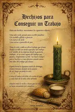 Hechizos para Conseguir un Trabajo