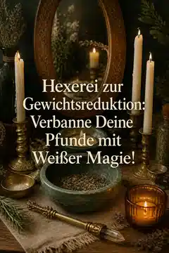 Hexerei zur Gewichtsreduktion: Verbanne Deine Pfunde mit Weißer Magie!