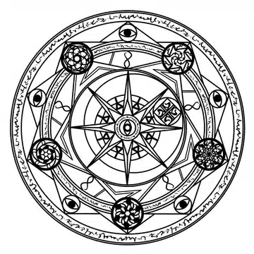 How to draw a magic circle for your rituals