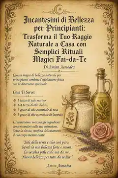 Incantesimi di Bellezza per Principianti: Trasforma il Tuo Raggio Naturale a Casa con Semplici Rituali Magici Fai-da-Te Incantesimi di Bellezza per Principianti: Trasforma il Tuo Raggio Naturale a Casa con Semplici Rituali Magici Fai-da-Te