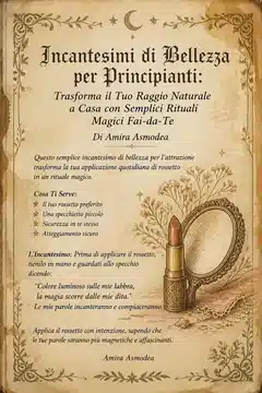 Incantesimi di Bellezza per Principianti: Trasforma il Tuo Raggio Naturale a Casa con Semplici Rituali Magici Fai-da-Te Incantesimi di Bellezza per Principianti: Trasforma il Tuo Raggio Naturale a Casa con Semplici Rituali Magici Fai-da-Te