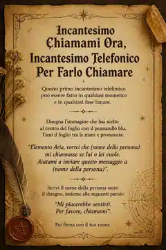 Incantesimo Chiamami Ora, Incantesimo Telefonico Per Farlo Chiamare