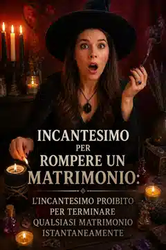 Incantesimo per rompere un matrimonio: L'incantesimo proibito per terminare qualsiasi matrimonio istantaneamente
