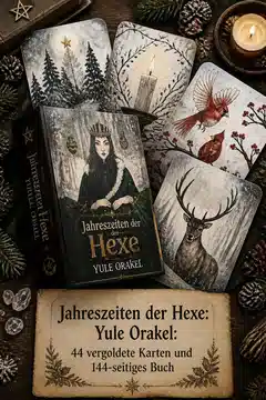 Jahreszeiten der Hexe: Yule Orakel: 44 vergoldete Karten und 144-seitiges Buch