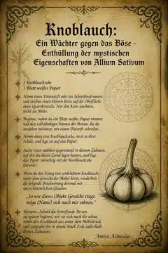 Knoblauch: Ein Wächter gegen das Böse – Enthüllung der mystischen Eigenschaften von Allium Sativum