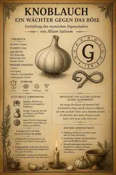 Knoblauch: Ein Wächter gegen das Böse – Enthüllung der mystischen Eigenschaften von Allium Sativum