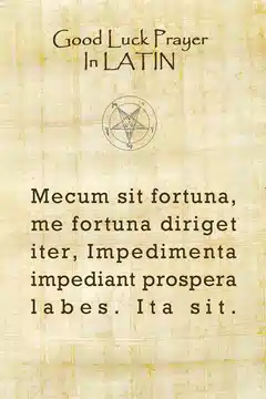 Latin Spells and Prayers