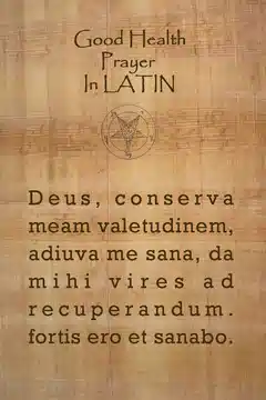 Latin Spells and Prayers