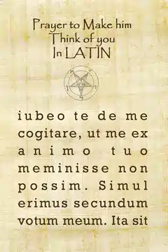 Latin Spells and Prayers