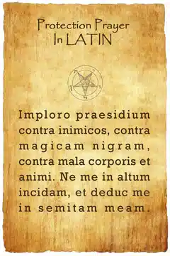 Latin Spells and Prayers