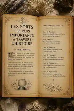 Les Sorts les Plus Importants à Travers l'Histoire par Amira Asmodea