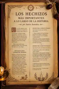Los Hechizos Más Importantes a lo Largo de la Historia por Amira Asmodea