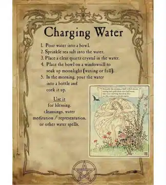 Love spells with water